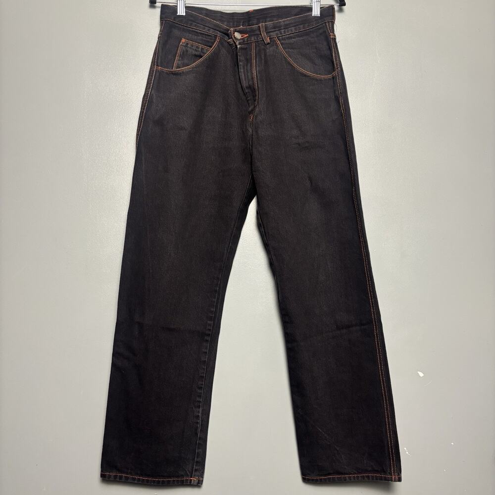 GOSHA RUBCHINSKIY Men’s Raw Denim Jeans Pants Blue Small 29